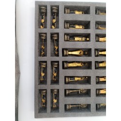 Grand Jeux D Échecs Egypte Pharaon Anubis Ankh Peint A La Main jeu echec