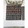 Grand Jeux D Échecs Bustes Chevalier Médiévaux Peint A La Main Pièces Roi 8.5cms
