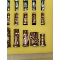 Deluxe Chess Set Jeux D'échecs Jeu Echec Chevalier Médiéval echecs Plastique