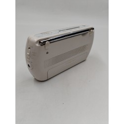 Sony Srf-18 Blanc Parfait État De Marche Poste Radio Tuner Portable