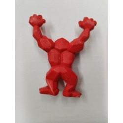 Arco Mattel 1987 Hong Kong Figurine Red Rock Mad Scientist Vintage