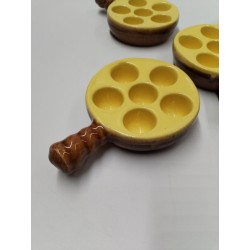 Lot 5 Poêlons Caquelons 6 Trous Escargot Émile Henry La Bourguignonne Escargots 