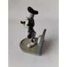 Figurine horloge DISNEYLAND PARIS Mickey Steamboat Willie résine Disney 13 cm 
