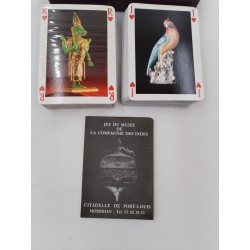 Jeu Du Musée De La Compagnie Des Indes Jeux De Cartes Coffret Héron  Au XVIII 