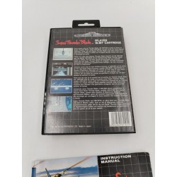 Mega Drive Sega Super Thunder Blade Jeux Vidéo Notice Cartouche 1989