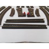 Lot De Rails Ancien Jouef Ho 622 628 Droit Courbe Aiguillage Montée Descentes