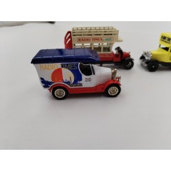Lot De 4 Véhicules Oxford Diecast Vintage Model Radio Times Omnibus Ascot...
