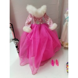 Barbie 1977 Poupée Mattel Dressing Armoire Valise Robe Deluxe Fashion Avenue