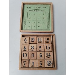 Le Taquin Jfl Jfj Belle Boite Bois Jeux Anciens Jeu Nouveau Réunis Au Bon Marché