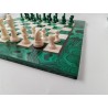 Grand Jeux D'échecs 50X50 En Malachite Jeu Échec Pierre Chess Game echec echecs
