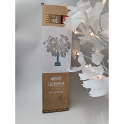 Arbre Lumineux 40 Cm Mon Beau Noël Special Intérieur Érable Chêne Blanc 32...