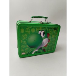 Nintendo Ds Yoshi Boite Métal Verte Lunch box Rangement Console Jeux Vidéo...
