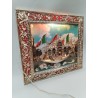 Kitch Cadre Baroque Venise Lumineux Tableau Relief 3 D Gondole Coquillages