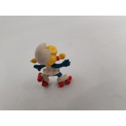 Schtroumpfette Roller 1980 Figurine Stroumpfs Peyo Schleich Smurfs Jouet Vintage
