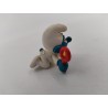 Schtroumpfs Bébé Pyjama Blanc Figurine Peyo Schleich Smurfs Jouet Jeu Vintage