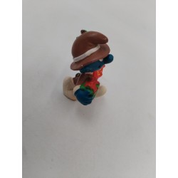 Schtroumpfs Noël Cadeau Lanterne Figurine Peyo Schleich Smurfs Jouet Jeu Vintage