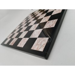 Plateau D'échecs En Marbre Onyx Stone Fait Main Mexico Échiquier Jeux Échec 