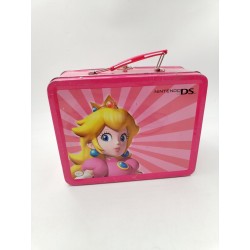 Nintendo Ds Boite Lunch box Valise Métal Rose Rangement Console Jeux Vidéo Rétro