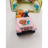 Stroumpfs 1983 Burago Jeep Cj-7 1103 Die Cast Métal Model 1/24 Smurfs Jouet 