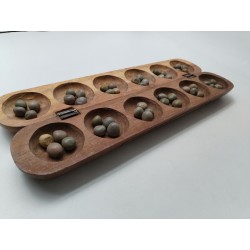 Awale Jeux Traditionnel Africain Bois Sculpté Wari Awele Jeu Fait Main Awalé 