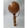 Grand Bilboquet Ancien Bois Tourné 32 Cm Jeu Jouet Jeux  Patience