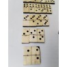 Jeux De Dominos Anciens Double 6 Six Riveté Os Ébène Rivets Jeu Ancien