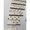 Jeu De Dominos Double 6 Os Et Ébène Riveté Boite Bois Jeux Anciens