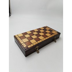 Jeux D'échecs Bois Coffret Jeu Artisanal Plateau