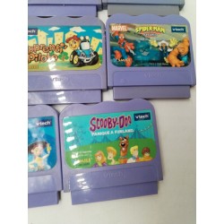 Lot 8 Jeux Vtech Vsmile Console Jeux Vidéo Éducatifs Disney Toy Story Spider Man