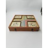 Grand Coffret Jeujura Jeux Anciens Petits Chevaux Jeu De L'oie Backgammon Dames