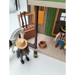 Lot Playmobil 1994 Sheriff Office John Smith Pedro Cruz Western Geobra Jouet...