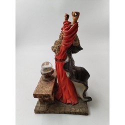 Figurine Statue WU 97 W U Magicien Merlin Magie Magique Boule De Cristal Eureka