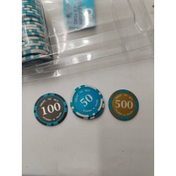 Lot 48 Jetons Poker Om Olympique Marseille Cartes A Jouer Jeu Carte Mises Casino