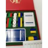 Coffret Luxe Jeux Cartes Erget Boite Dés Mises Jetons Bridge Canasta Jeu Carte