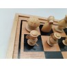 Jeu D'échecs Artisanal Sculpté Main Jeu Échec Villageois Tribu