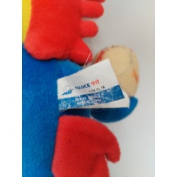 Peluche Footix 1998 Mascotte Officielle Des Bleus Fff Equipe De France Football
