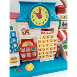 Fisher Price 1994 Educaville Console Jeux Électronique Eveil Apprentissage...