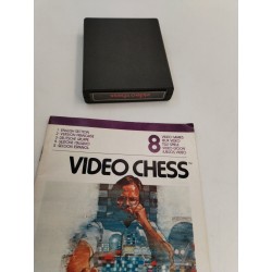 Video Chess 1979 Atari Jeux Vidéo Game Program Rétro Cassette Cartouche