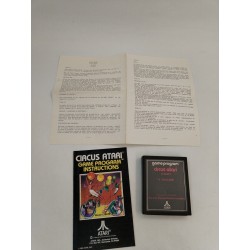 Circus Atari 1980 Jeux Vidéo Cx2630 Game Progam Jeu Rétro