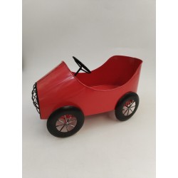 Voiture En Tôle Role Reproduction Ancienne Jouet Decoration Pot De Fleur Vintage