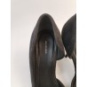 Balenciaga Taille 40 Escarpins A Talons Noir Velours Tissus Flex Pointe Knife Bb