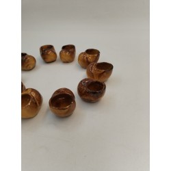 Lot De 10 Coquilles Godets A Escargots Escargot Céramique Grès Cuisson
