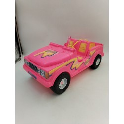 Barbie 1990 Mattel 4x4 Voiture Jeep Jouet Rose Fluo