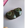 Oeil Céleste Pierre Obsidienne Arc En Ciel Taillée Double Coeur Cristal Naturel
