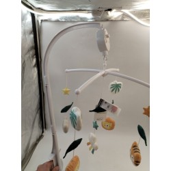 Vertbaudet Neuf Mobile musical Jungle en fête vert Animaux Musique