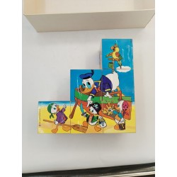 Walt Disney 1974 Cubes Jeu Éducatif Nathan Puzzle Éveil Mickey Donald Jouet