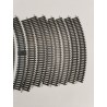 lot de 18 rails HO JOUEF COURBES N470 R -325 R-12 3/4 Trains Électriques Eclisse