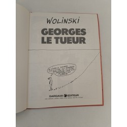 Wolinski 1982 Georges Le Tueur Dargaud  Bd Bande Dessinée Édition Originale