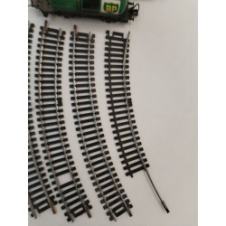 Lot Lima Pièces Wagon Citerne Bp Remorque Rails Trains Électroniques Circuit