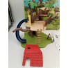 Farm World Schleich 42408 Ferme Cabane Bois Arbres Figurine Personnage Lego...